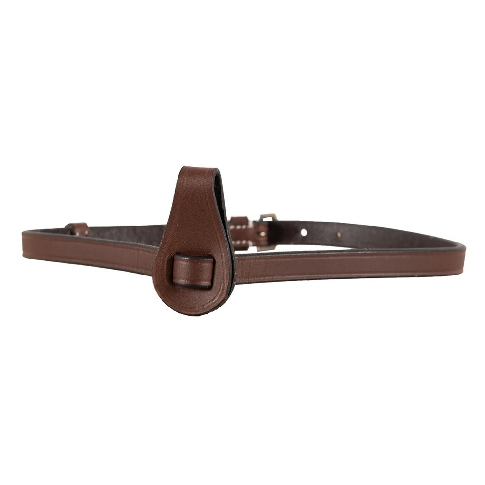 English Equestrian Connemara Leather Bridle Flash